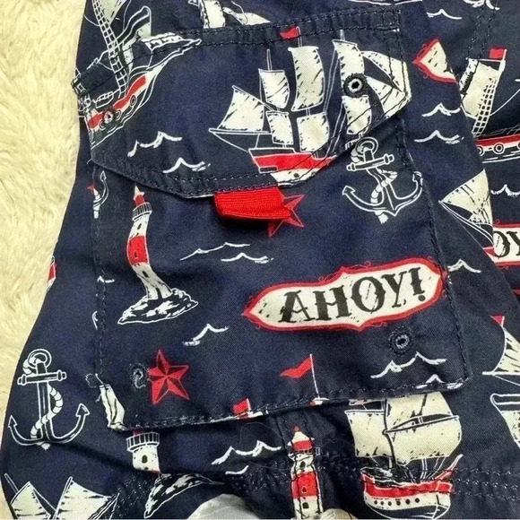 Nautical Kids Swim Set - Red and Blue - Picture 12 of 16